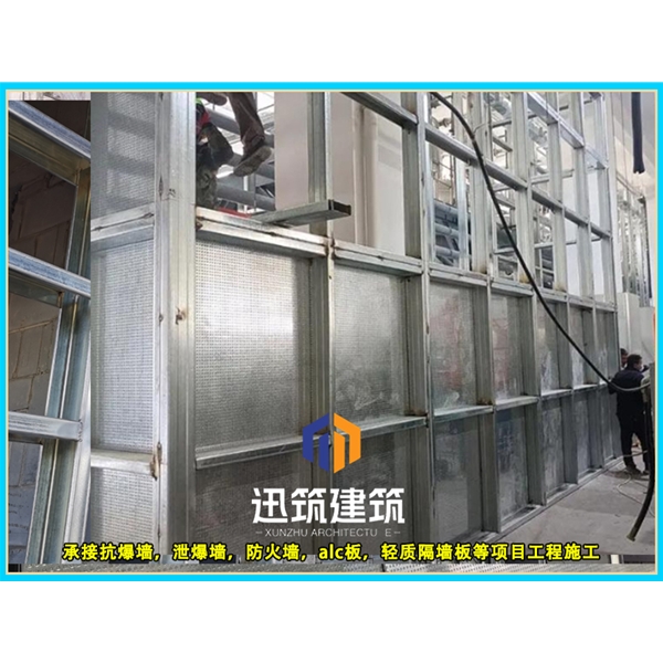 招远防火抗爆墙 耐火4h 抗爆压力值3mpa